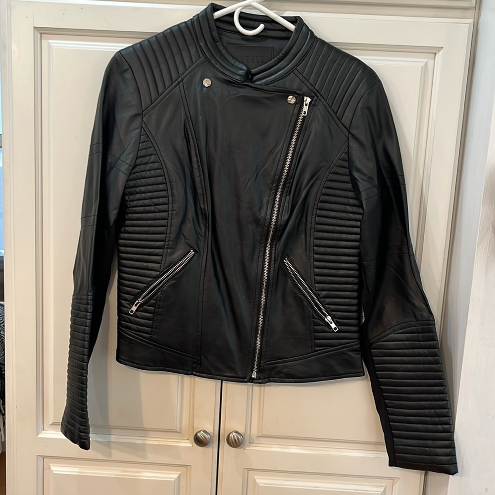 Vegan leatherr moto jacket. NWOT